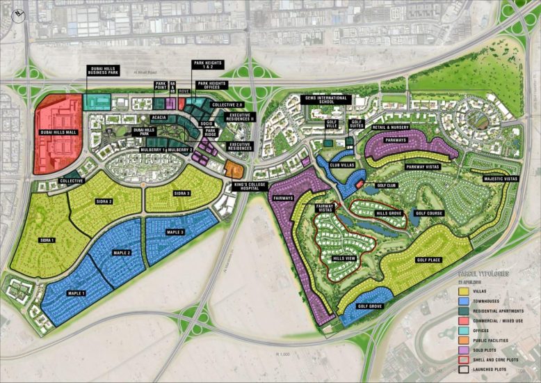 Dubai Hills Estate Master Plan