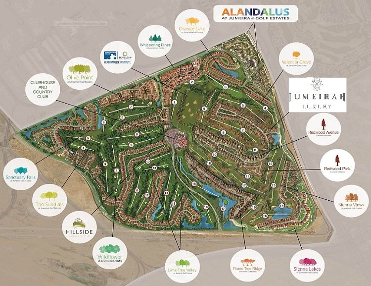 Properties for sale in Jumeirah Golf Estates | List of Off Plan projects