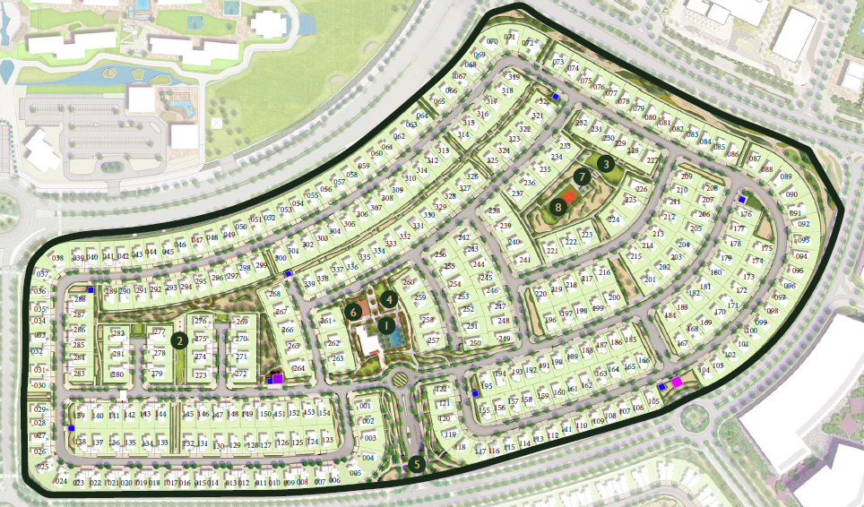 Sidra 3 Villas in Dubai Hills Estate - Master Plan