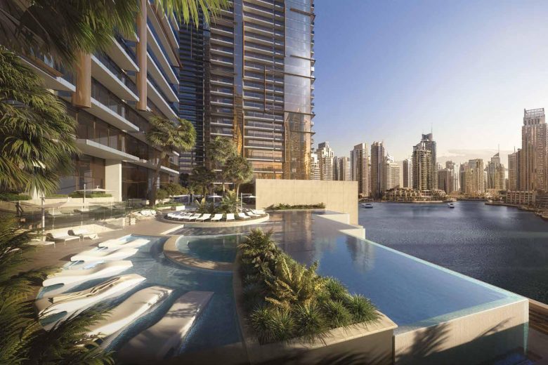Jumeirah Living Marina Gate | Infinity Pool | Select Group Dubai