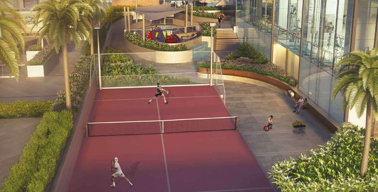 Jumeirah Living Marina Gate Tennis Court | Select Group Dubai