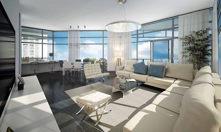 Park View Residences Apartments - Elegant Living Room
