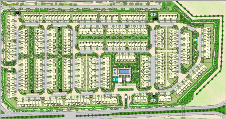 Naseem Townhouses | Nshama Property Developers Dubai