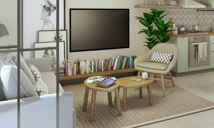 Collective at Dubai Hills Estate - Living room
