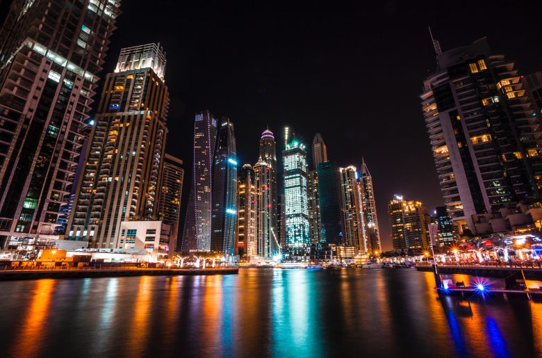 Dubai Marina At Night | Best places to visit in dubai