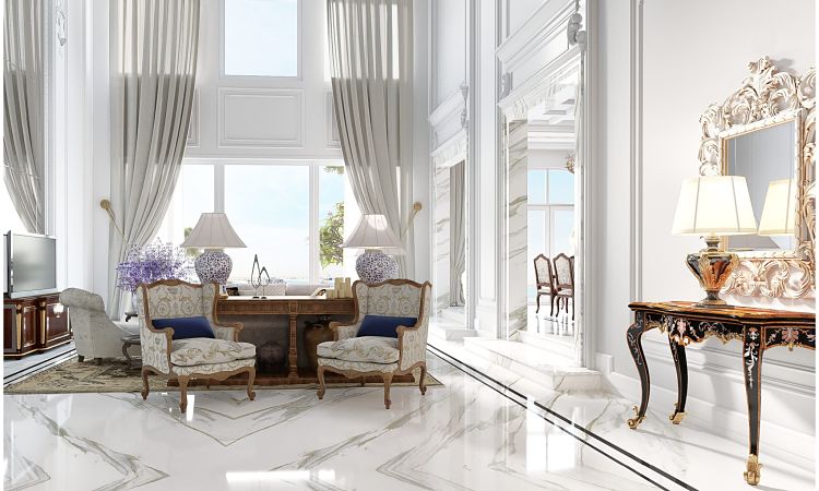 22 Carat Ruby Villas Palm Jumeirah - Living Room