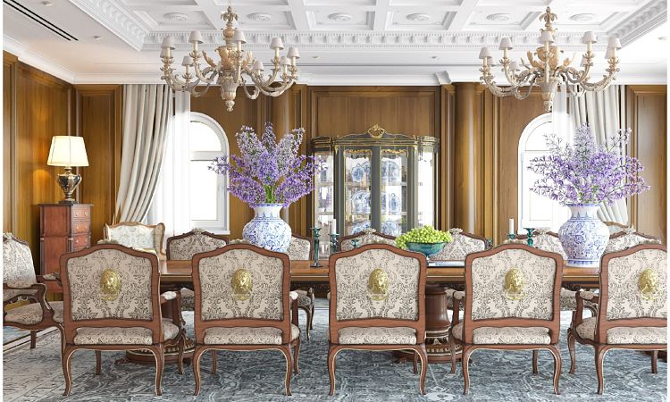 22 Carat Sapphire Villas Palm Jumeirah - Classic Style - Dining Area