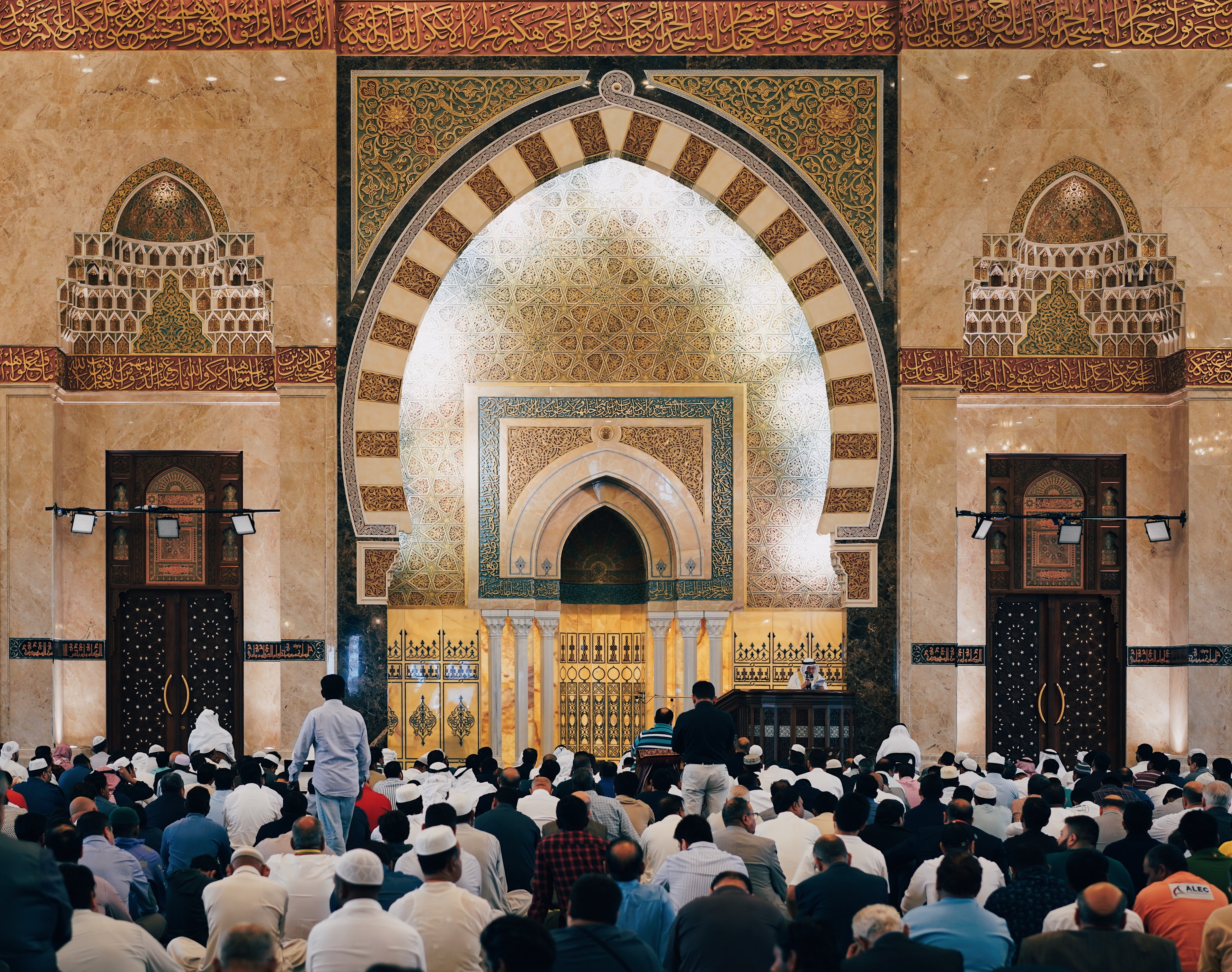 Praying Inside Dubai Mosques during Ramadan 
