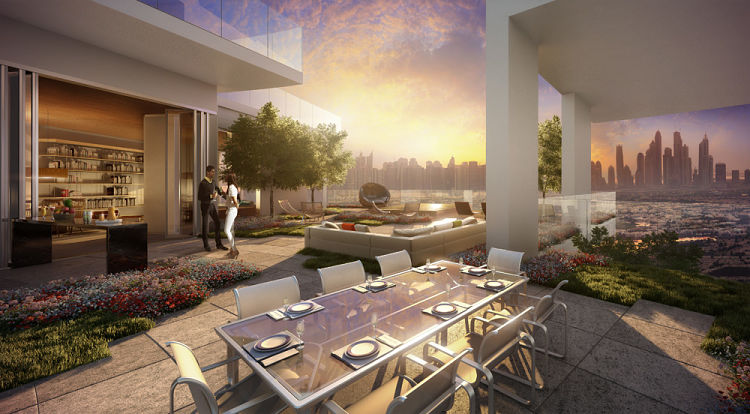 Five Jumeirah Village Dubai - Elegant Terrace
