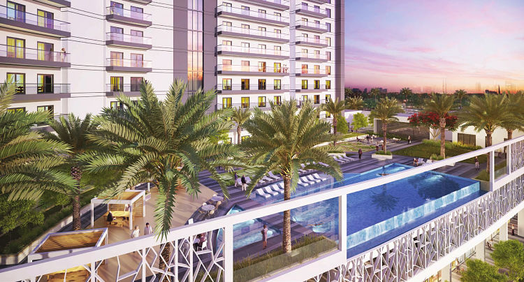 Bella Rose is an 18 storey residential building featuring studio & 1BR apartments in Dubai Science Park by Deyaar.