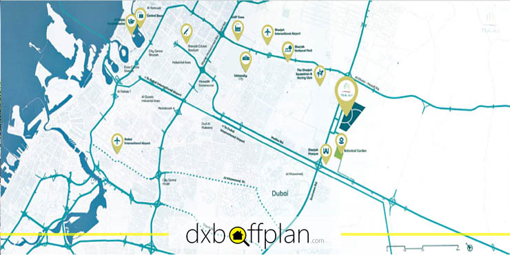 tilal city location map