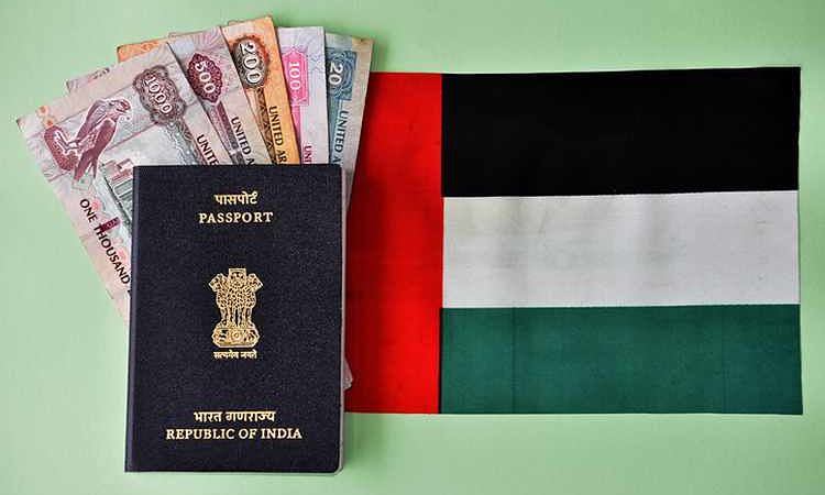 Two Indian Man Receiving a Special Visa of Dubai