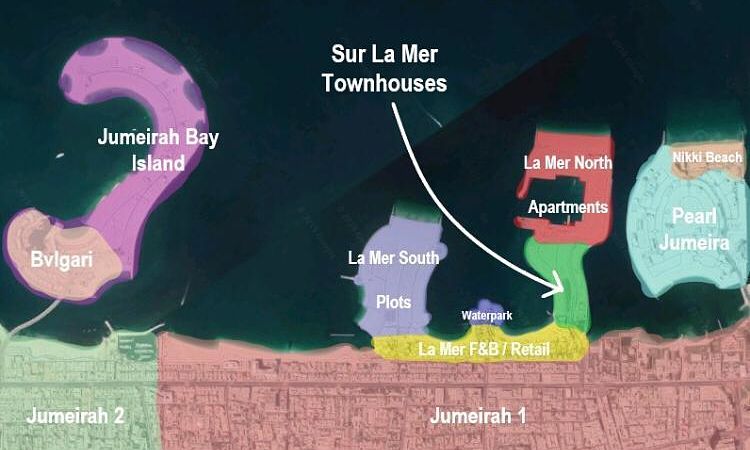 Sur La Mer Townhouses at Port De La Mer| Meraas Holding