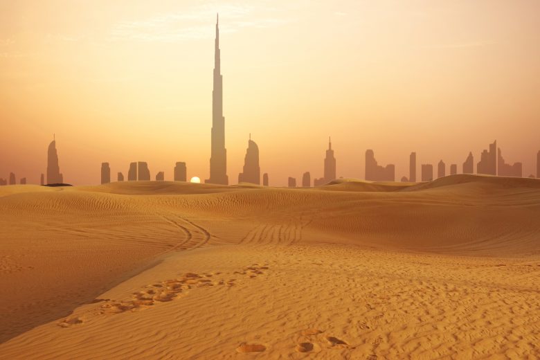 Dubai Desert Skyline as a tourist destination
