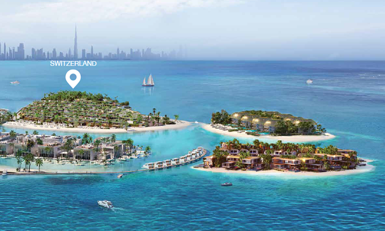 Switzerland Island Villas at The Word Islands | The Heart of Europe