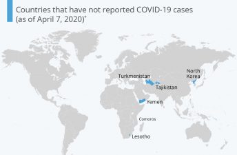 These 18 countries are free of Covid-19