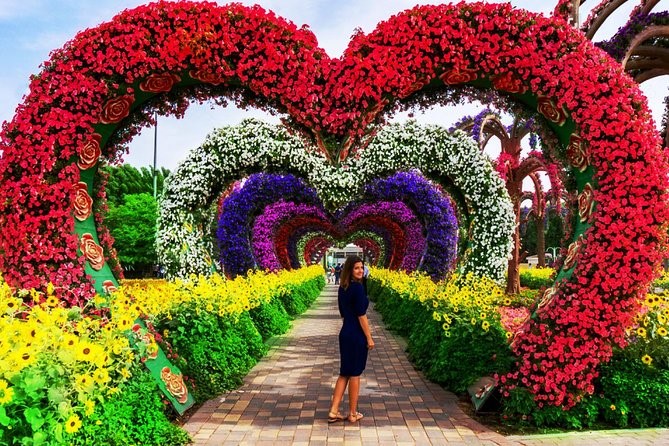 Dubai Miracle Garden in Al Barsha South By Dubailand, a popular tourist attraction for tourists and UAE reisdents