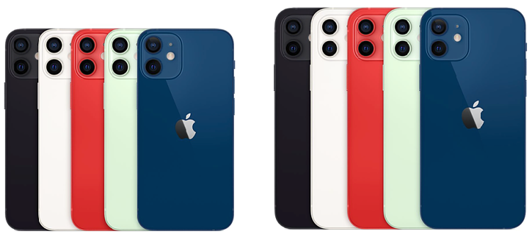 What colors does the iPhone 12 come in