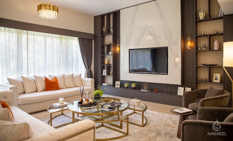 Nad Al Sheba Villas - Living Room