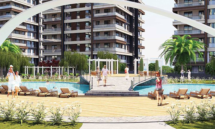 Botanica Istanbul Apartments - Pool Area