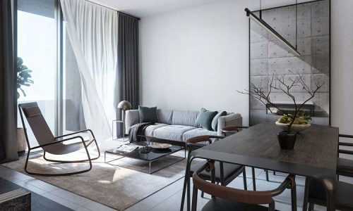 Tiraz Apartments - Elegant Living Room