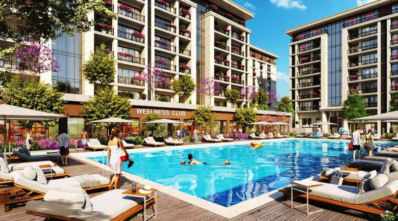 Ahteran Istanbul Apartments - Pool Area