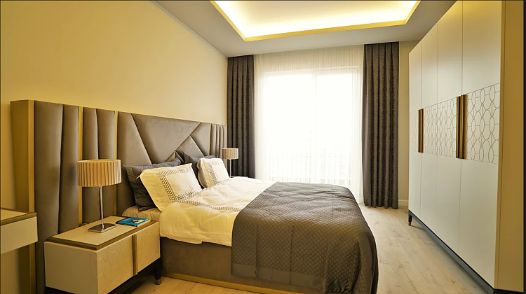 Brand Istanbul Park Residences Elegant Bedroom