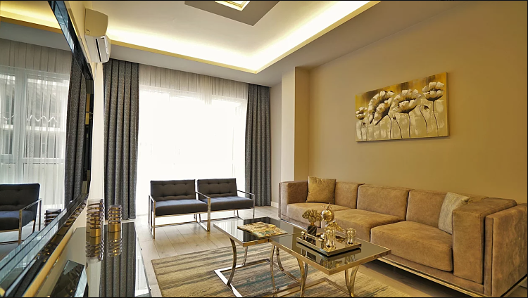 Brand Istanbul Park Residences - Living Room