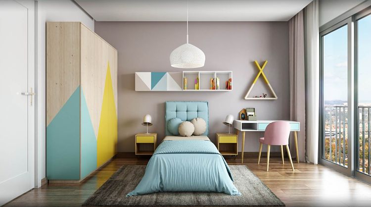 Muhit Apartments In Sancaktepe - Bedroom Interior Design