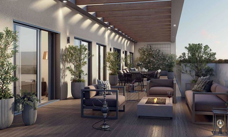 Pantheon Elysee 2 Apartments - Lounge
