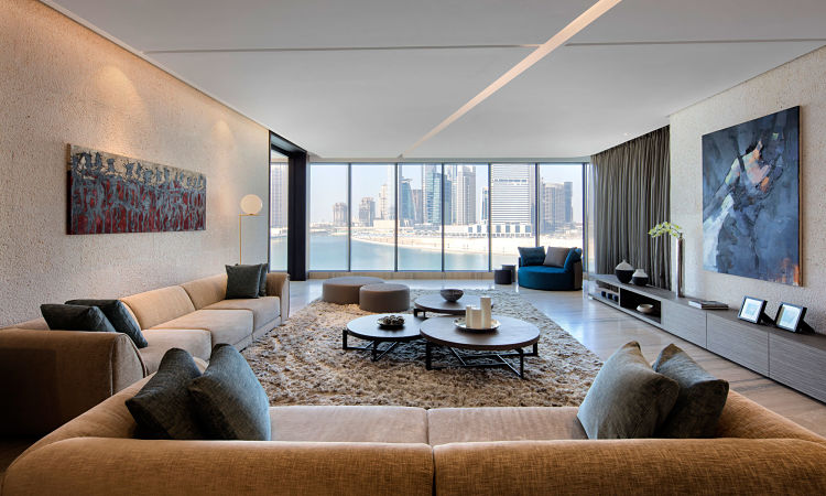 Volante Apartments In Dubai Creek - Living Room