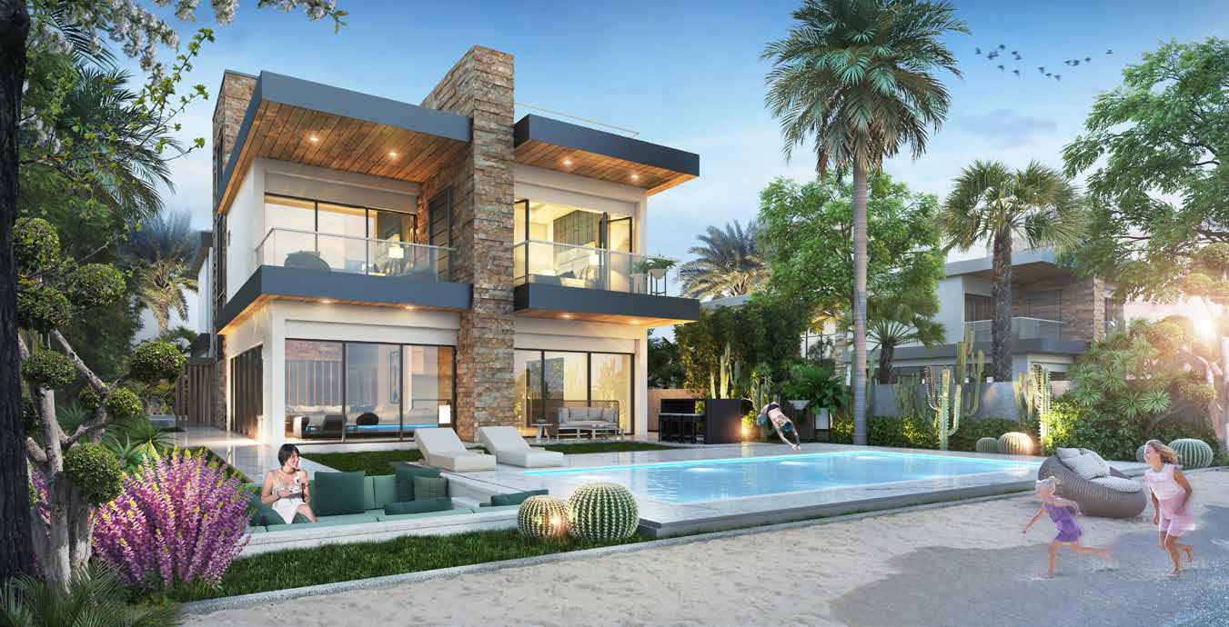 Costa Brava Villas At Damac Lagoons | Spanish Style Luxury Waterfront ...