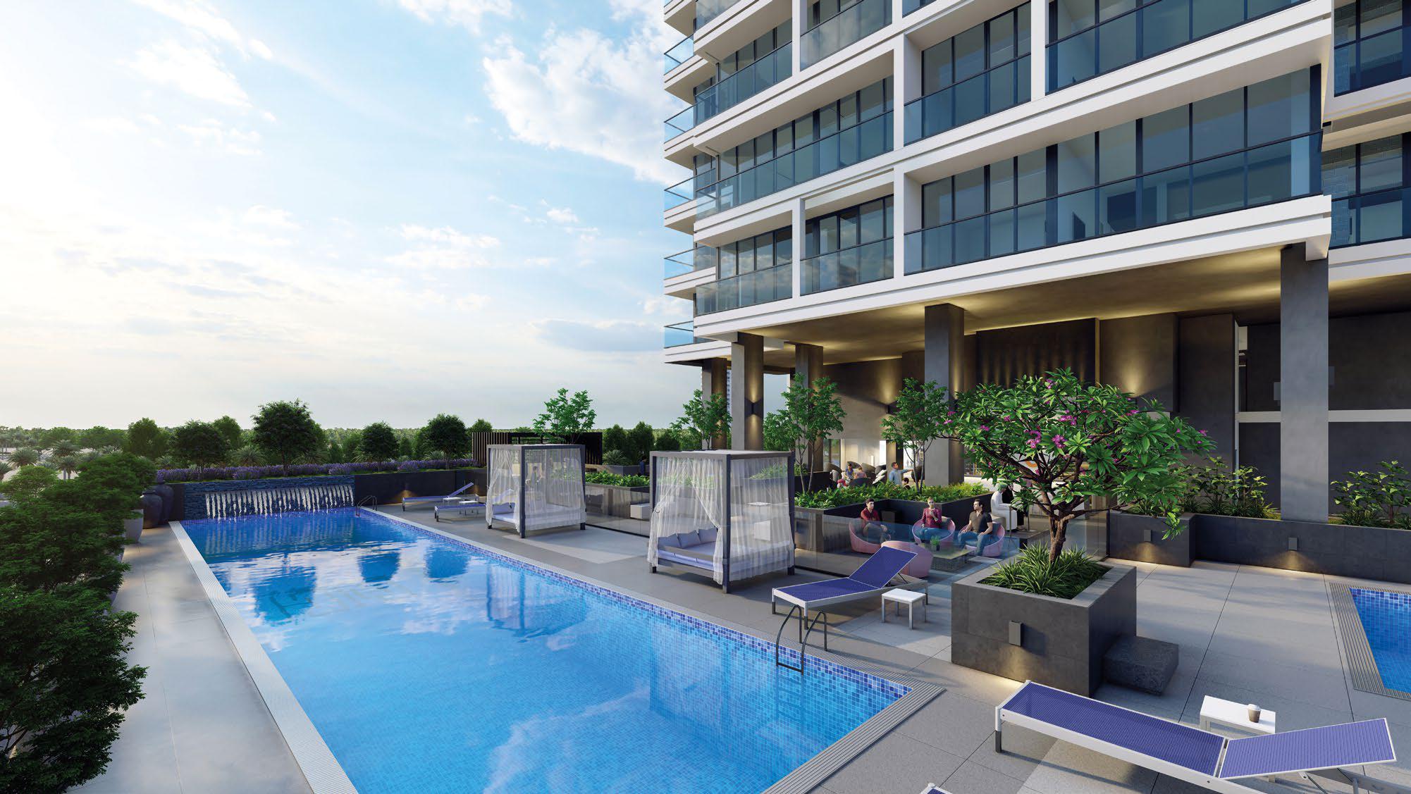 2-bedroom Apartments in Catch Residences, Jumeirah Village Circle, Dubai