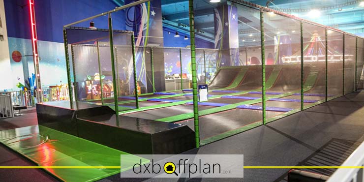 Gravity Dubai, a popular indoor Dubai trampoline park