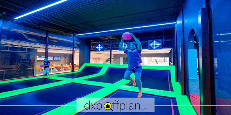 Trampo Extreme, a trampoline park for adults and kids in Dubai