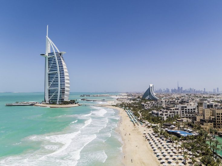 Burj Al Arab, Dubai; The only 7-star hotel in the world