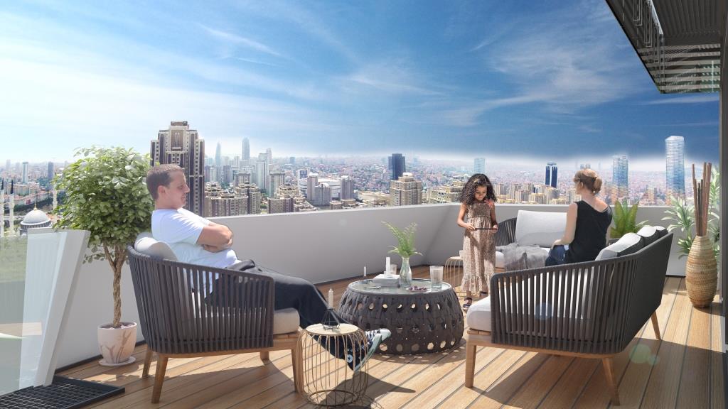 Alize Kapadokya Apartments in Umraniye, Istanbul Suitable For Citizenship