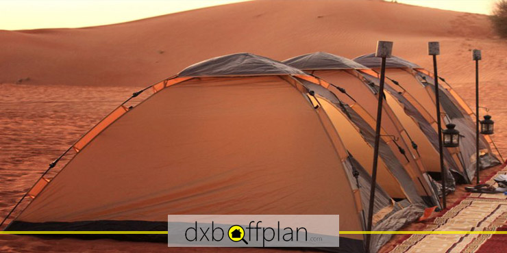 Camping and Fine Dining at Al Qudra in Dubai