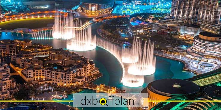 The Dubai Fountains Display