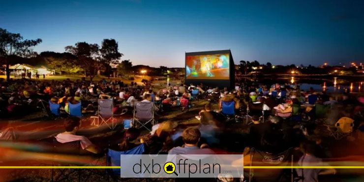 Watching a Free Movie Under the Stars is another, Free of Charge