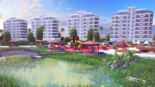 Park Residence Apartments in Long Beach, Iskele