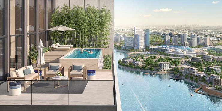 Ultra-High Floor 4BR Penthouse with Sea View at Creek Waters 1