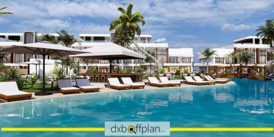 Communal pool area at La Joya Perla.