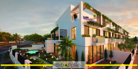 Sunset Grove Homes at Jumeirah Village Circle (JVC) – Luxury Townhouses for Sale in Dubai 