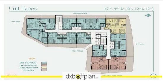 Full Floor Apartments in MILOS Residence, Dubailand (2)