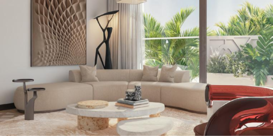 Knightsbridge Villas, Meydan: Living Room