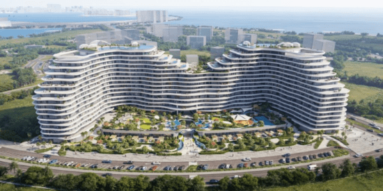 La Mazzoni at Al Marjan Island with stunning ocean views.