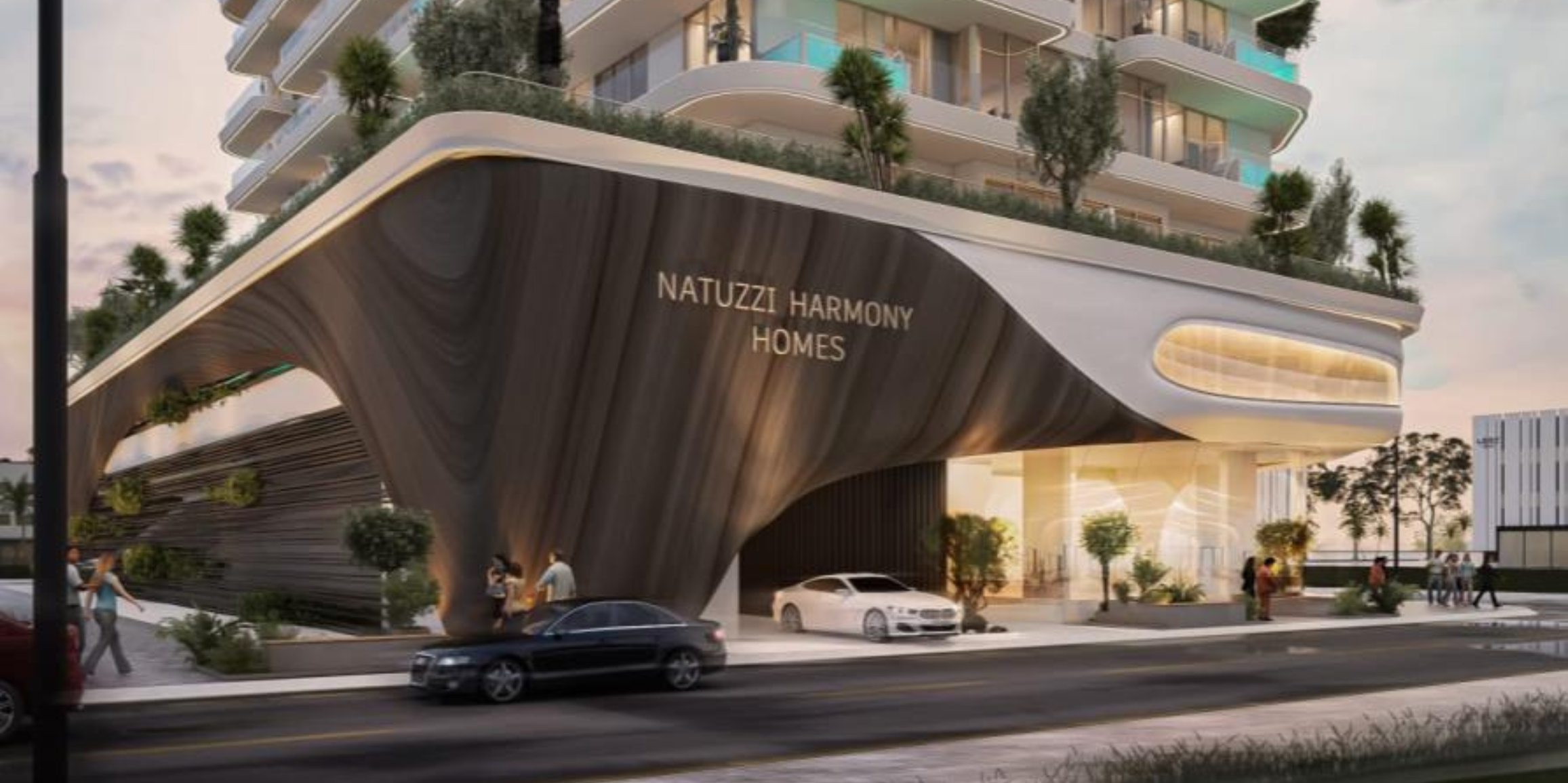 Natuzzi Harmony Residences: Lush landscaping enhances outdoor beauty.