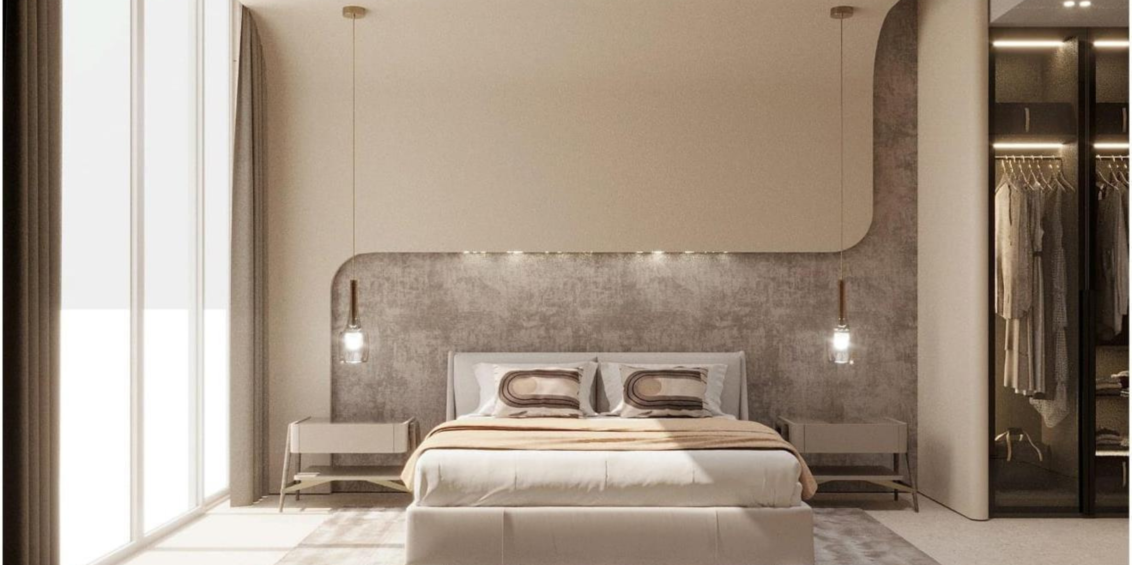 Natuzzi Harmony Residences: Spacious, inviting bedroom decor.