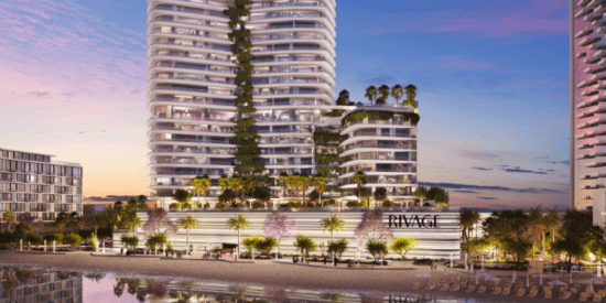 Rivage at Al Reem Island peaceful neighborhood with stunning sea views.
